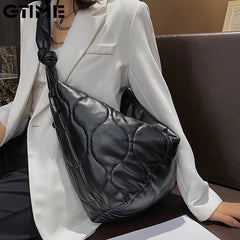 Women's Leather Composite Shoulder Bag Large Capacity Handbag