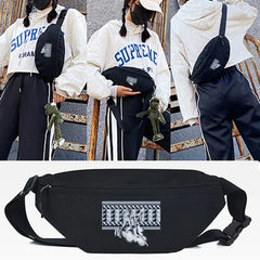 Cloud David Print Waist Bag Chest Bag Sport Belt Bag Shoulder Bag