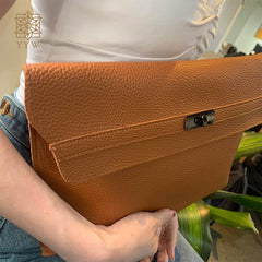 Pu Leather Envelope Clutch Bag Ladies Evening Purse Handbag