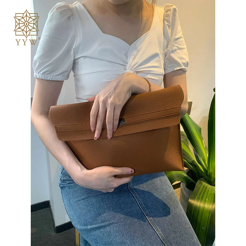 Pu Leather Envelope Clutch Bag Ladies Evening Purse Handbag