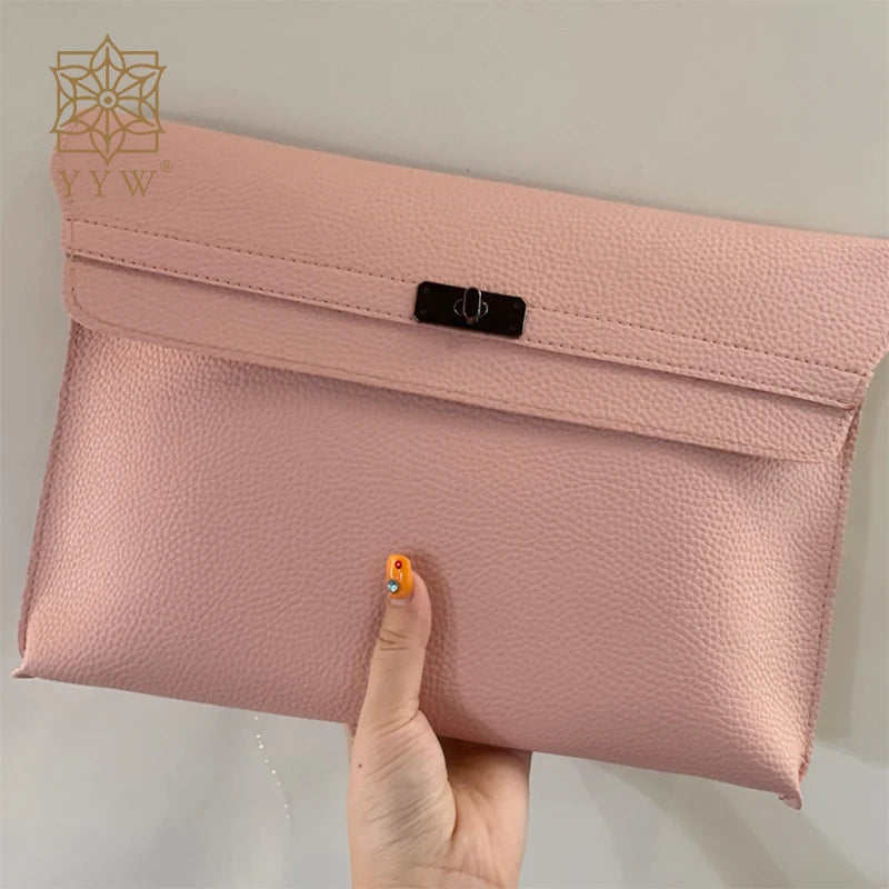 Pu Leather Envelope Clutch Bag Ladies Evening Purse Handbag