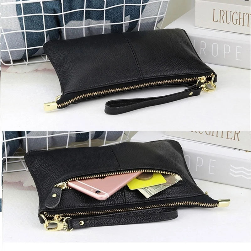 Women's Clutch Crossbody Bag PU Leather Handbag Messenger Purse