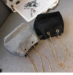 Rhinestone Chain Shoulder Bag Ladies Purse Clutch Evening Party Wedding Gift