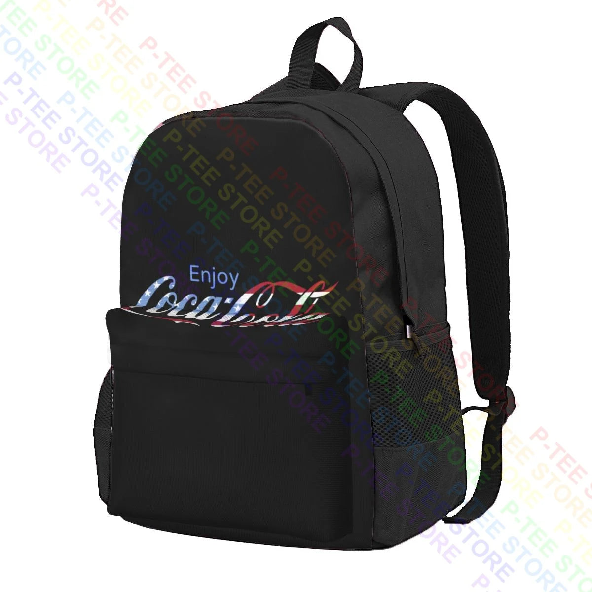 Coke Cola American Flag Large Backpack