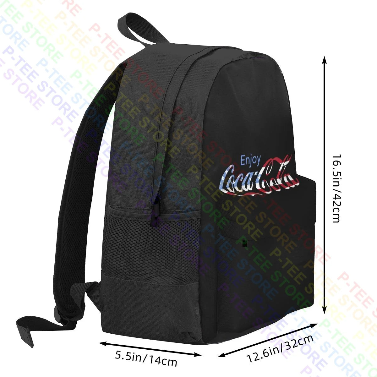 Coke Cola American Flag Large Backpack