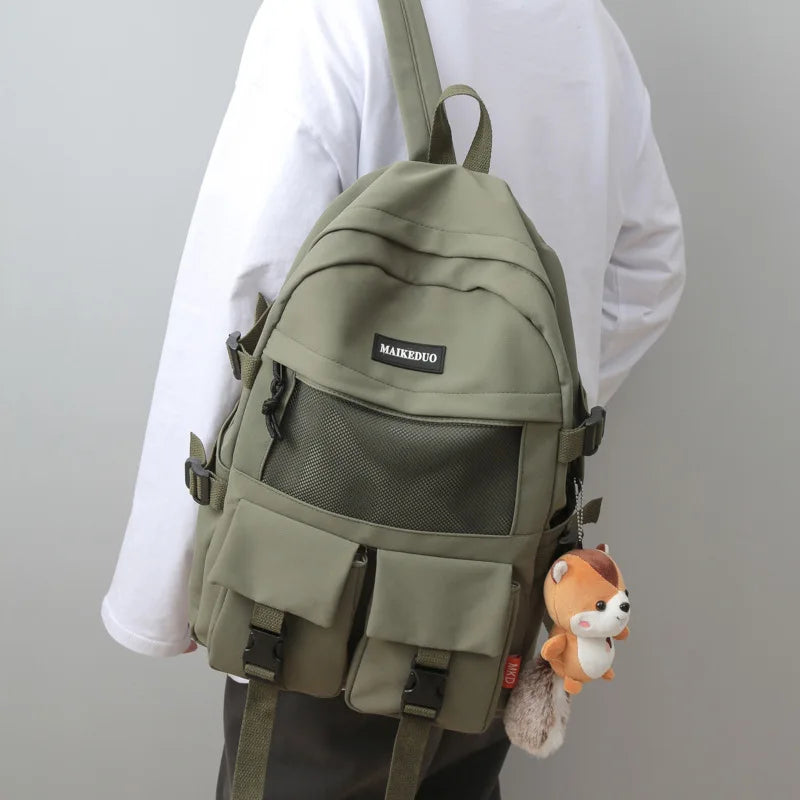 College Mesh Ladies Backpack Waterproof Female School Bag Laptop Student Girl