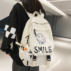 College Student Schoolbag Male Casual Junior Sweethearts Backpack