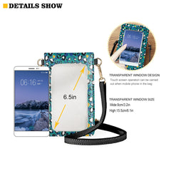 Coloranimal Pigment Ripple Abstract Painting Phone Bag