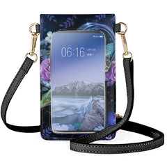 Coloranimal Turtle Diamond Rose Tone Ladies Vacation Waterproof Phone Bag