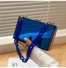 Colorful Acrylic Clutch Bag For Evening Party