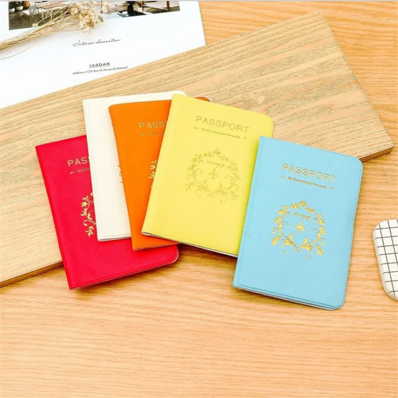 Colorful Candy Passport Cover Waterproof Passport Holder Travel Cover Case