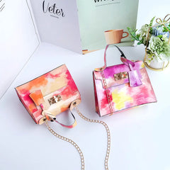 Colorful Cloud Handbag Small Square Bag Women Shoulder Bags All-match Hot