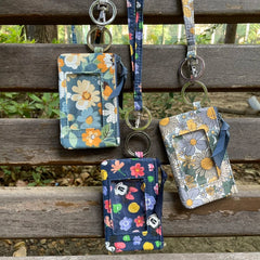 Colorful Journey Cotton Lanyard Wallet for Women