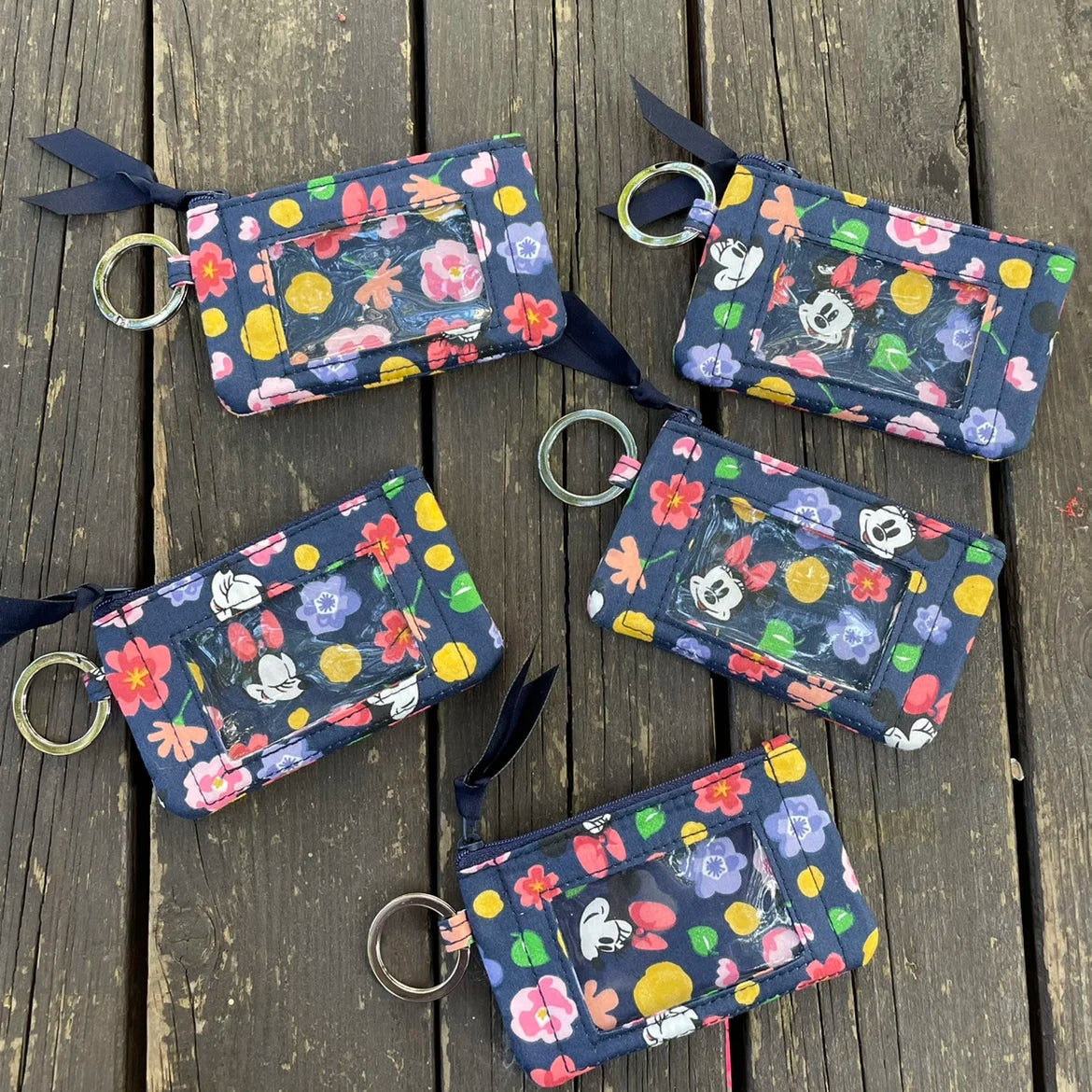 Colorful Journey Cotton Lanyard Wallet for Women