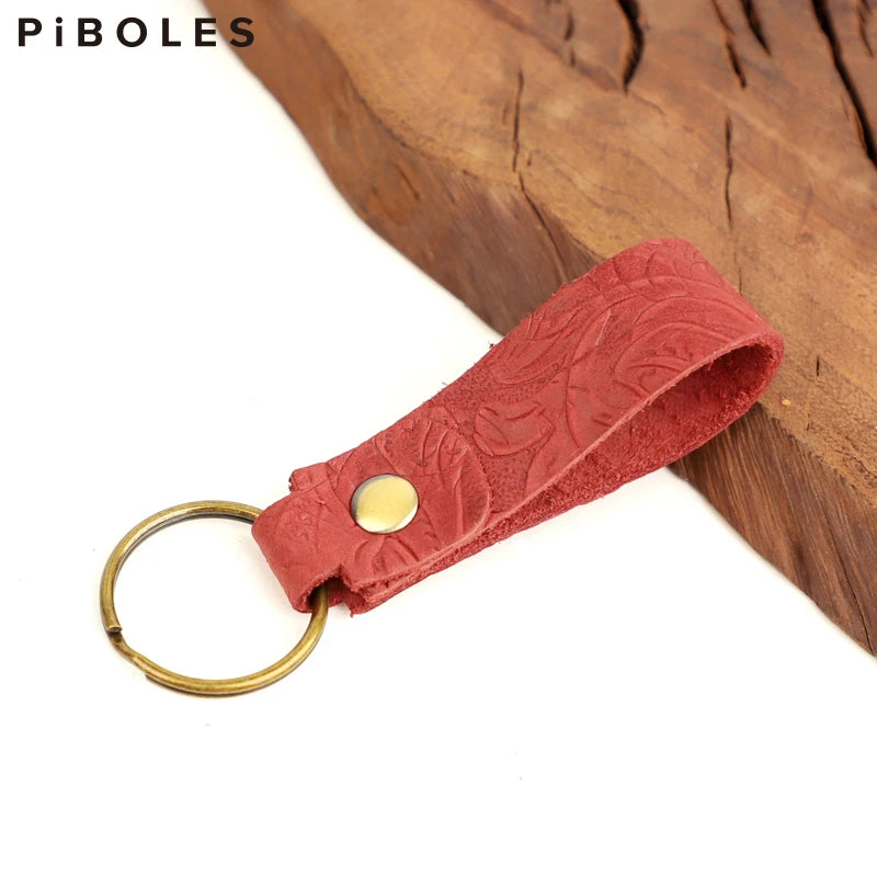 Colorful Key Wallet Keyring Leather Smart Key Holder Collector