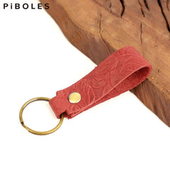 Colorful Key Wallet Keyring Leather Smart Key Holder Collector