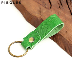 Colorful Key Wallet Keyring Leather Smart Key Holder Collector