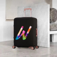 Colorful Letters Luggage Cover Elastic Dust Cover Anti-scratch
