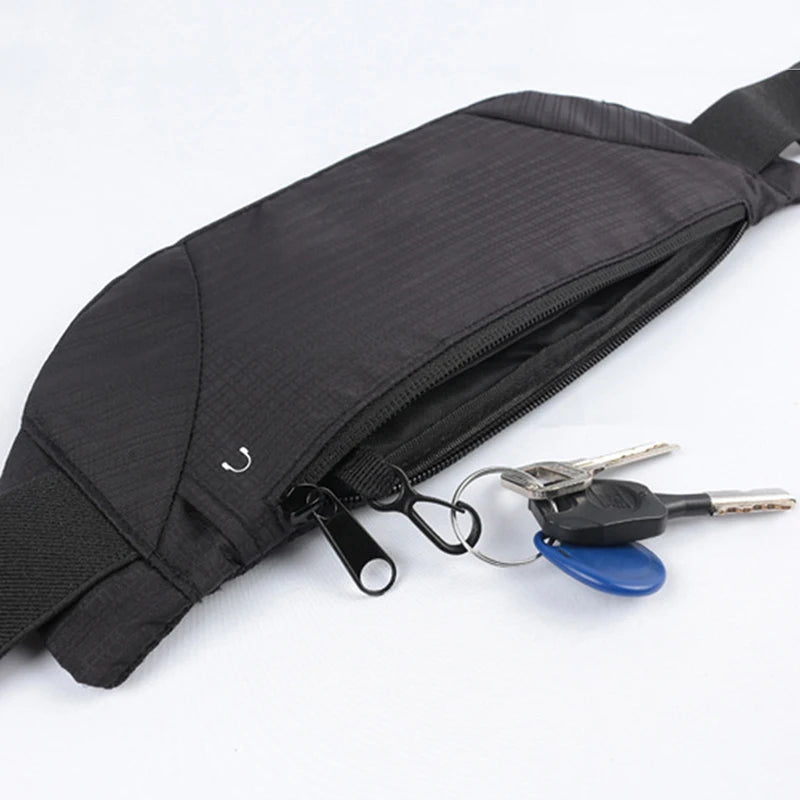 Colorful Waterproof Waist Bum Bag Running Jogging Belt Pouch Zip Fanny Pack