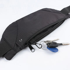 Colorful Waterproof Waist Bum Bag Running Jogging Belt Pouch Zip Fanny Pack