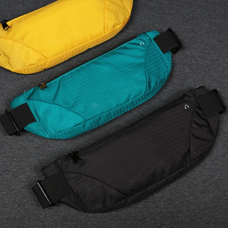 Colorful Waterproof Waist Bum Bag Running Jogging Belt Pouch Zip Fanny Pack