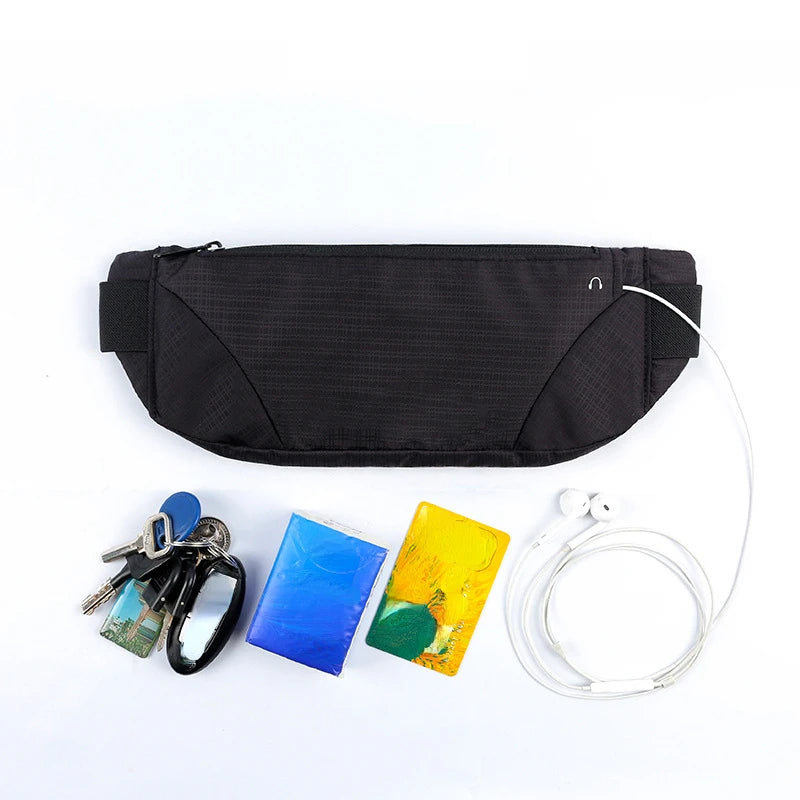 Colorful Waist Bag Waterproof Belt Pouch Zip Fanny