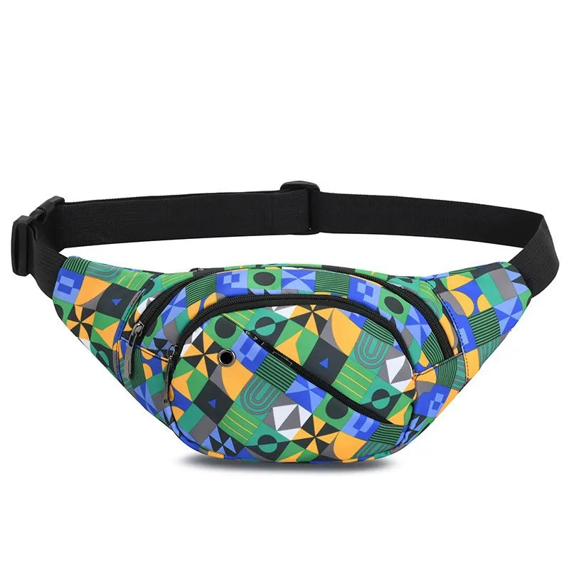 Colorful Waist Pack Women Sports Purse Running Outdoor Waist Bag