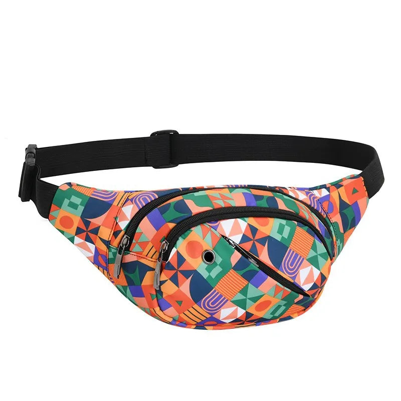 Colorful Waist Pack Women Sports Purse Running Outdoor Waist Bag