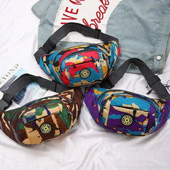 Colorful Waterproof Waist Bag for Travel and Outdoor Activities