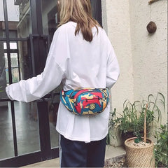 Colorful Waterproof Waist Bag for Travel and Outdoor Activities