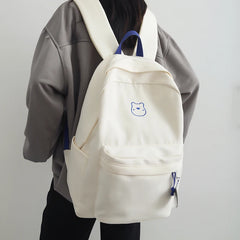 Waterproof Nylon Backpack Women Casual School Bag Shoulder Bag