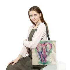 Elephant Print Handbags For Women Animal Tote Bag Large Capacity Shoulder Bag