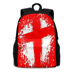 England Backpacks For Men Women Teenagers Girls Bags Soccer St George Flag