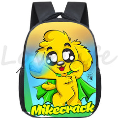 Anime Backpack for Kids, Cartoon Mikecrack Schoolbag, Back to School Bookbag
