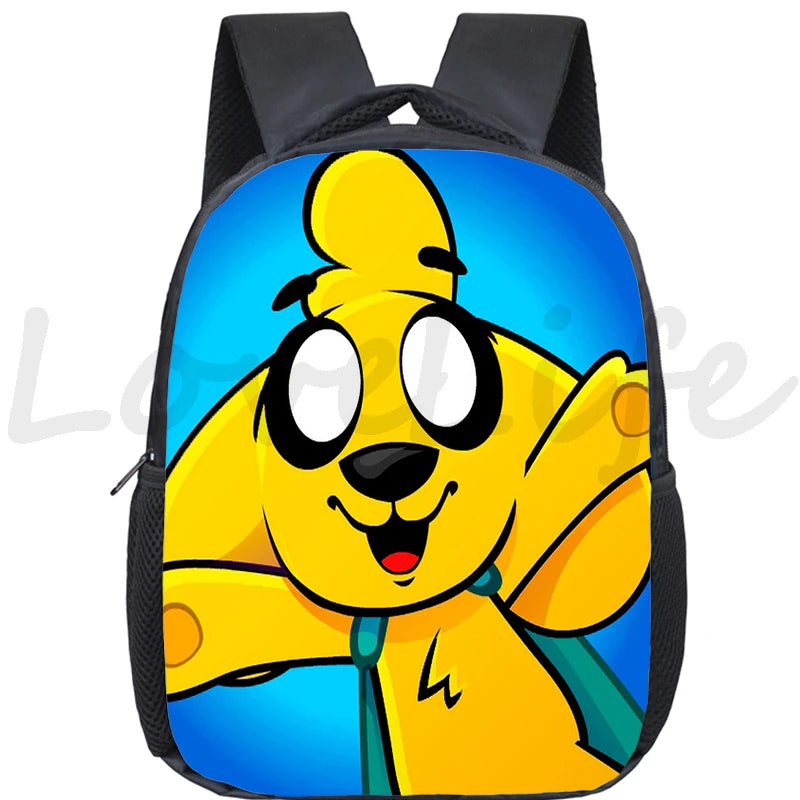 Anime Backpack for Kids, Cartoon Mikecrack Schoolbag, Back to School Bookbag