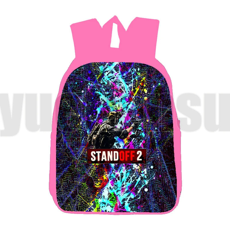 Standoff 2 3D Print Backpacks Large Capacity Canvas Bag