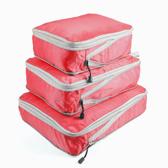 3pc Compression Packing Cube Travel Organizer Set