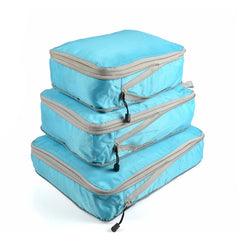 3pc Compression Packing Cube Travel Organizer Set