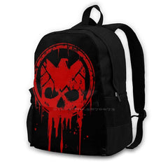 Hydra Shield Comic Film Movie Schoolbag Backpack