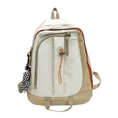 Large Capacity Women's Backpack Bag for Students, Panelled Female Backbags