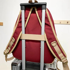 Large Capacity Women's Backpack Bag for Students, Panelled Female Backbags