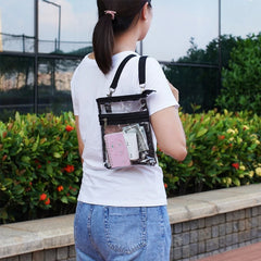 Stadium Approved Transparent Clear Crossbody Bag
