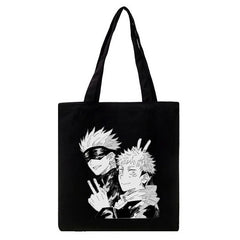 Japanese Anime Women Canvas Bag Harajuku Gothic Large Capacity Shopper Bag