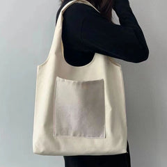 Constellation Canvas Vest Shoulder Bags Women Large Capacity Tote Bags