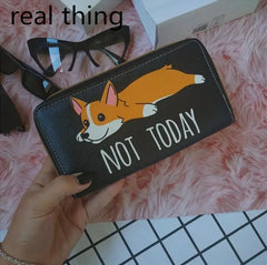 Origami Cartoon Constellations Ladies Clutch Wallet Starry Sky Print