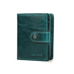 Contact's Leather Wallet Women Zipper Purses Lady Wallets for Girls Money Bag