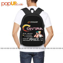 Contra Nes Arcade Famicom Nes Backpack Large Capacity