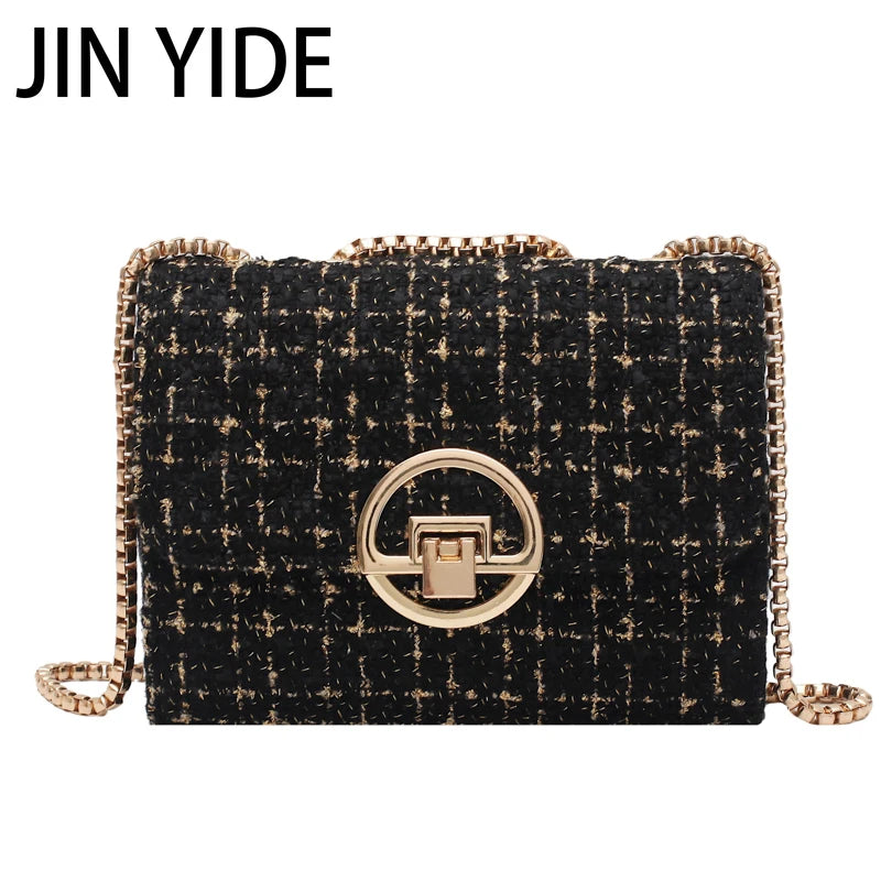 Winter Flap Armpit Bag Woolen Women's Handbag Chain Shoulder Messenger