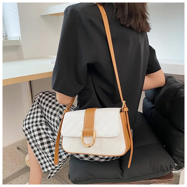 Leather Crossbody Bag Women Travel Handbag Messenger Bag