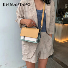 Leather Crossbody Bag Women Shoulder Messenger Bag
